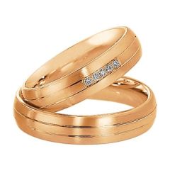 Vigselring Saint Maurice Eternity, 82010/11rg med diamant i 18 k guld.