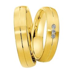 Vigselring Saint Maurice Eternity, 82024/25 med diamant i 18 k guld.