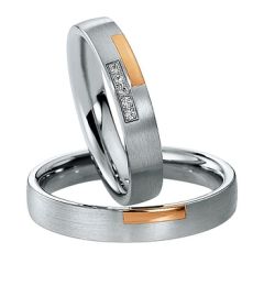 Vigselring Saint Maurice Eternity, 82038/39 med diamant i 18 k guld.