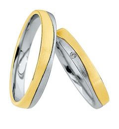 Vigselring Saint Maurice Light 87000/01 med diamant i 18 k guld.