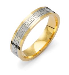 Vigselring Flemming Uziel Fantasy, 7503 i 18 k guld.