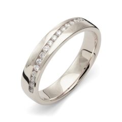 Vigselring Flemming Uziel Stella Silver B082 med Cubic zirconia.