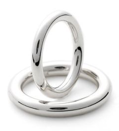 Vigselring Guldbolaget Circle-3R i silver.