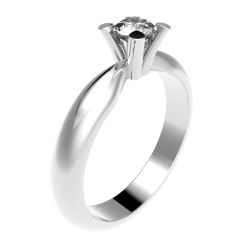 Vigselring Flemming Uziel Divine Vera B216-030 med diamant i platina 950.