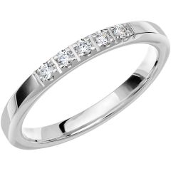 Vigselring Store Collection by Schalins PK43 med diamant i 18 k guld.