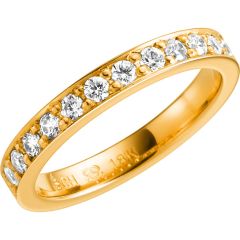 Vigselring Schalins Passion, 237-3 3.12 med diamant i 18 k guld.