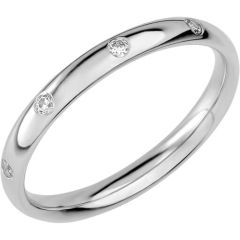 Vigselring Schalins Sign of Love Diamant SR2009 i vitguld.